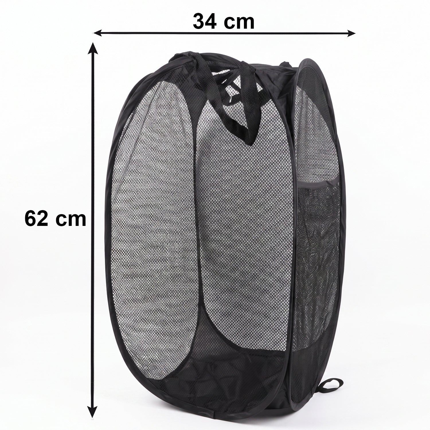 Foldable Mesh Laundry Bag Hamper (1 Pc 61x35x35 Cm)