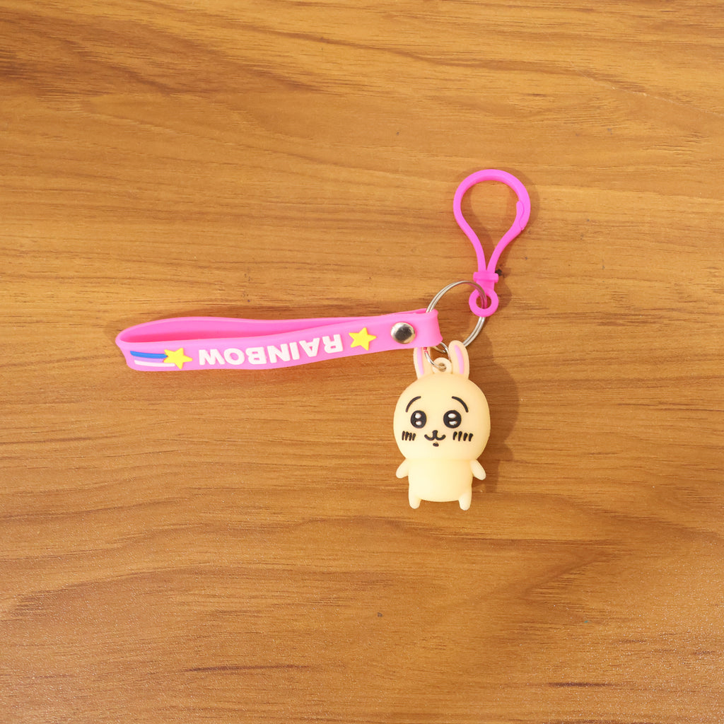 Cute Bunny Character Keychain (1 Pc)