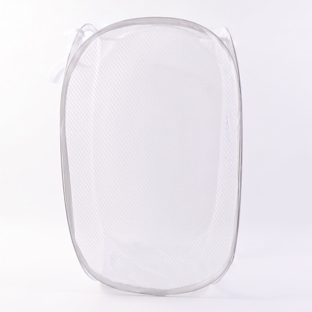 Foldable Mesh Laundry Bag Hamper (1 Pc 32x56 Cm)