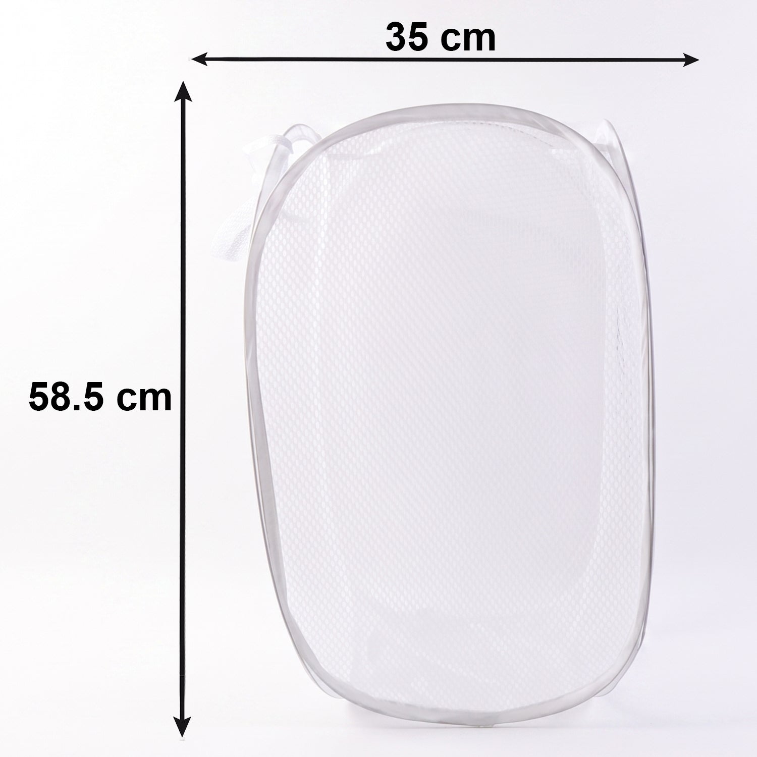 Foldable Mesh Laundry Bag Hamper (1 Pc 32x56 Cm)