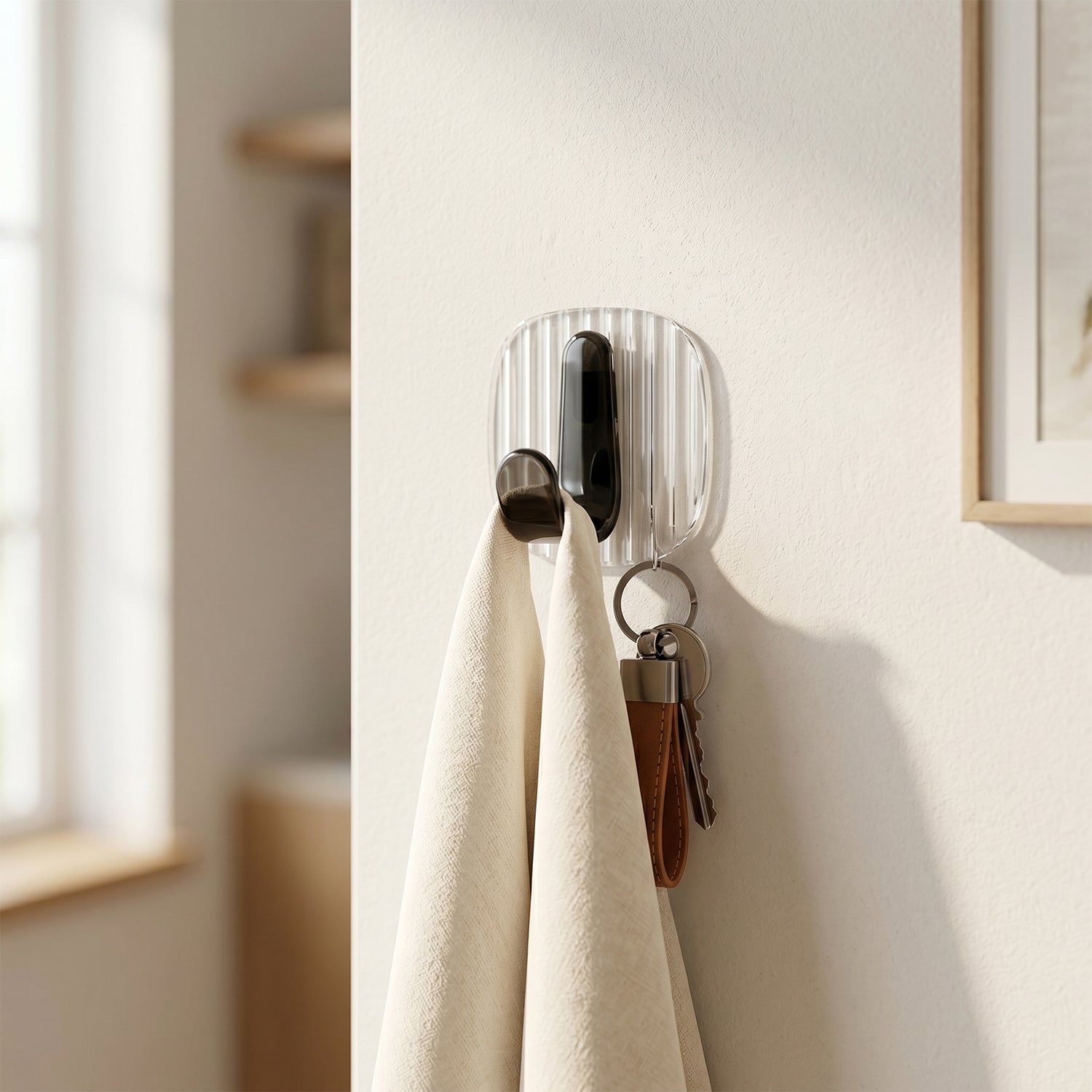 Multipurpose Self Adhesive Wall Hook (1 Pc)