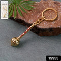 Mace Design Jai Shree Ram Golden Keychain (1 Pc)