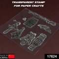 Reusable Rubber Stamp Tpr Stamp Diy Accessories Good Stamping Effect Diy Transparent Stamp Stick Repeatedly For Envelope For Diary For Invitation Letter Photo Album Decoration For Paper Crafts (Mix Design  1 Set)