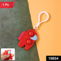 Pop-it Fidget Keychain Toy - (1 Pc  Mix Color)