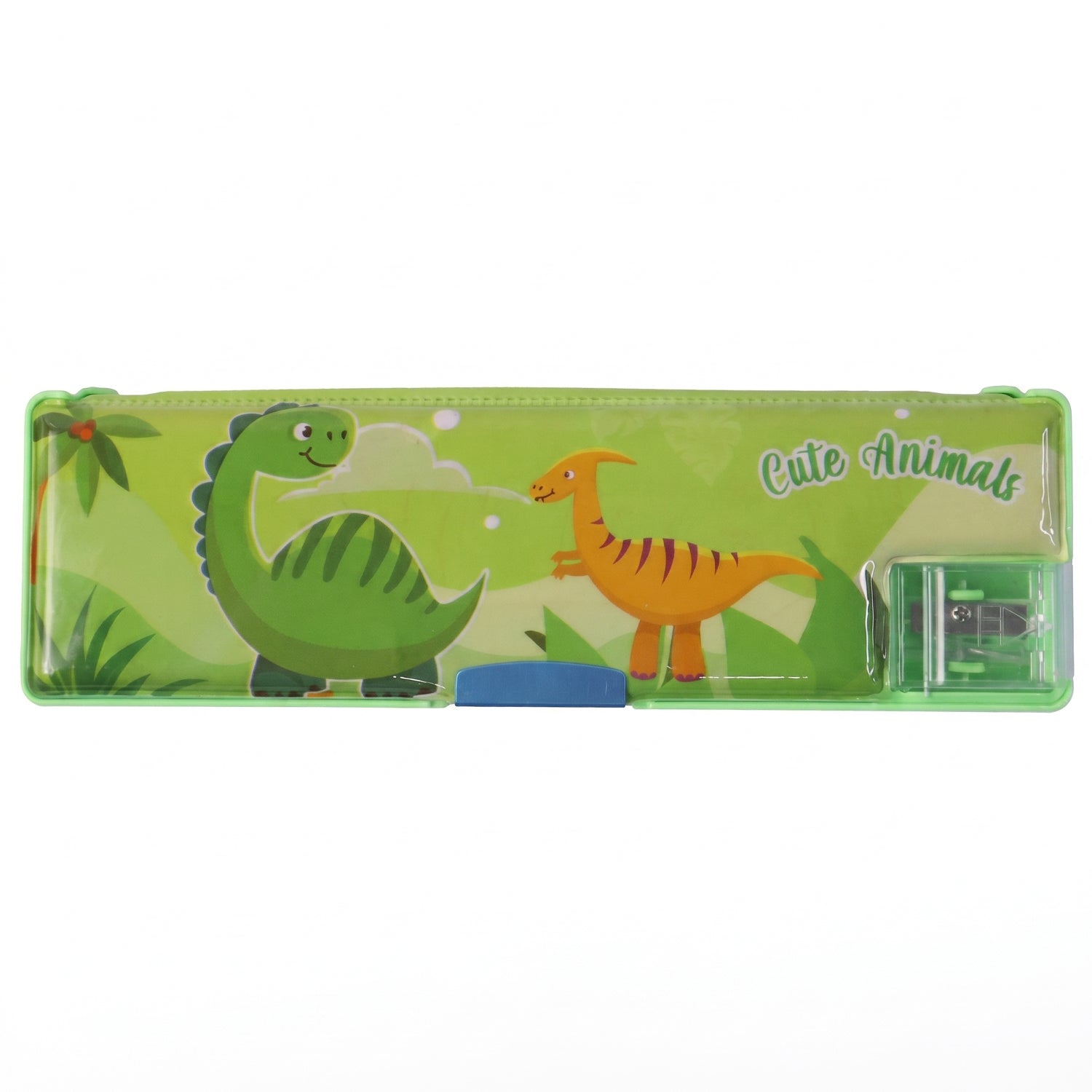Cute Animal-themed Kids Pencil Compass With Secure Lid (1 Pc)