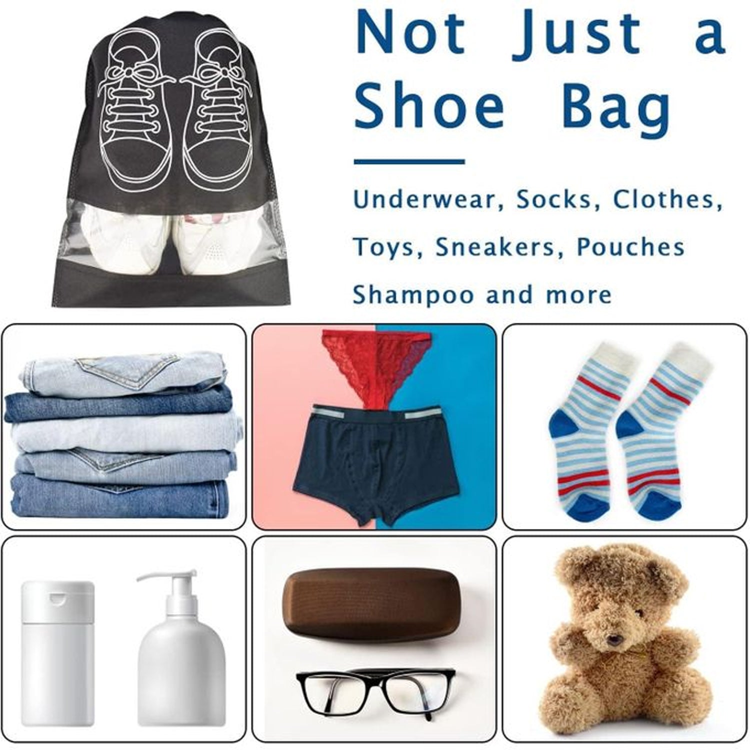 Travel Portable Bag Shoes Storage Bag (1 Pc )